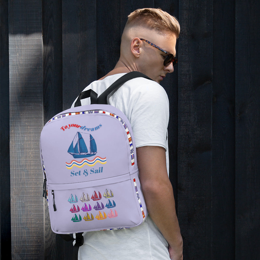 Printful Waterproof Nautical Backpack