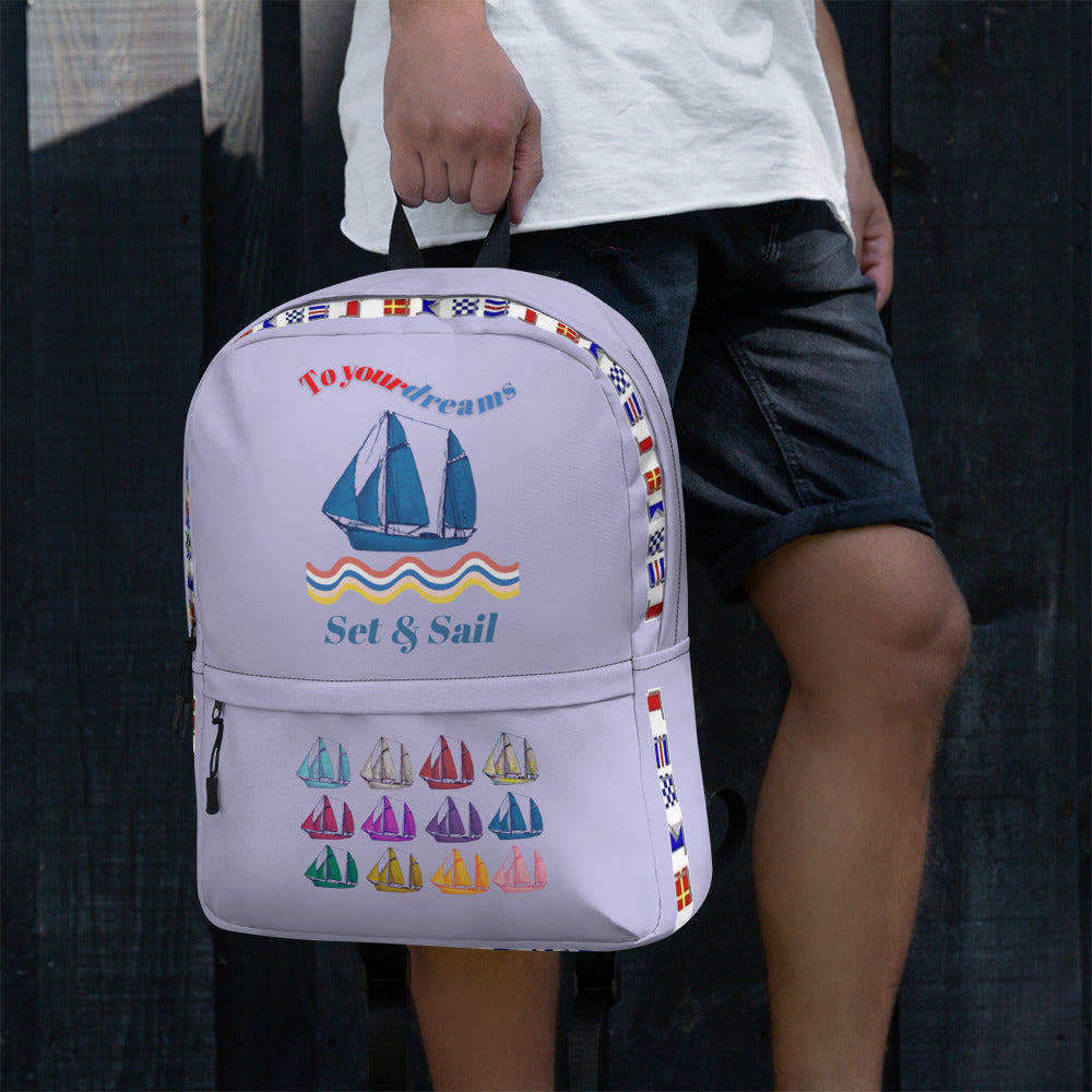 Printful Waterproof Nautical Backpack