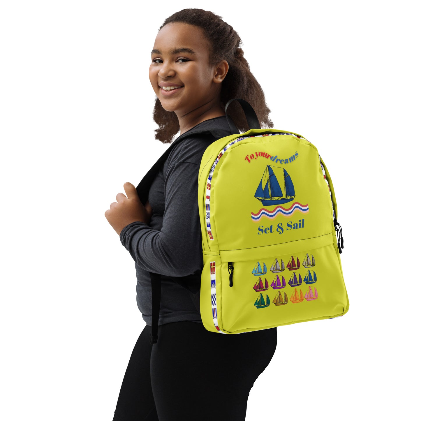 Printful Waterproof Nautical Backpack