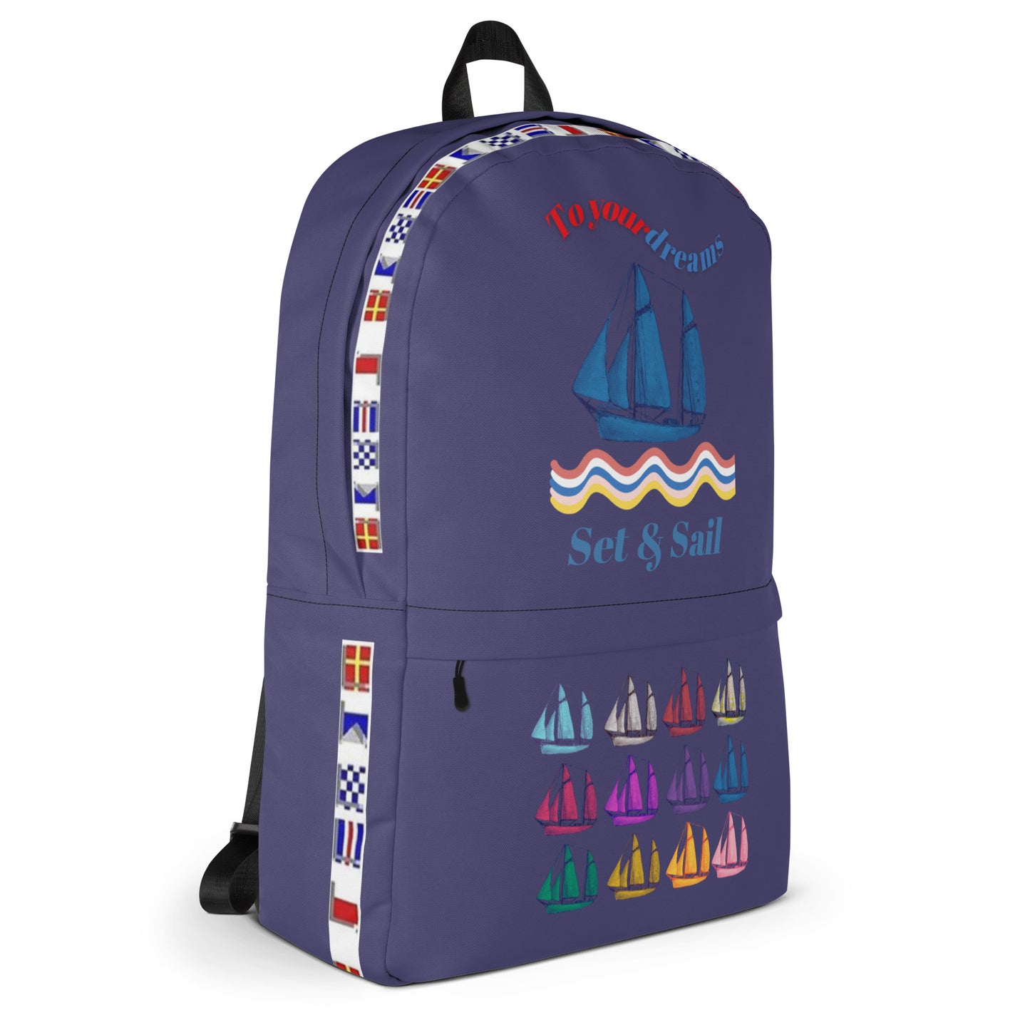 Printful Waterproof Nautical Backpack