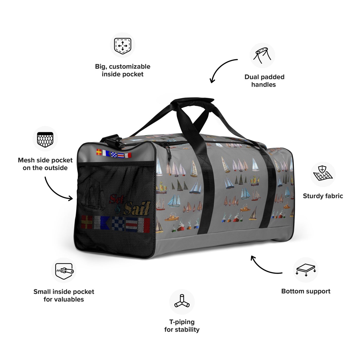 All-over travel bag