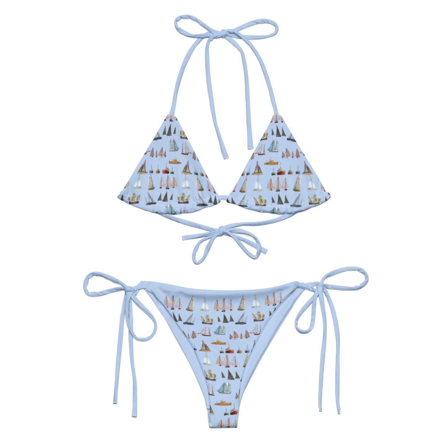 Recycled triangle bikini