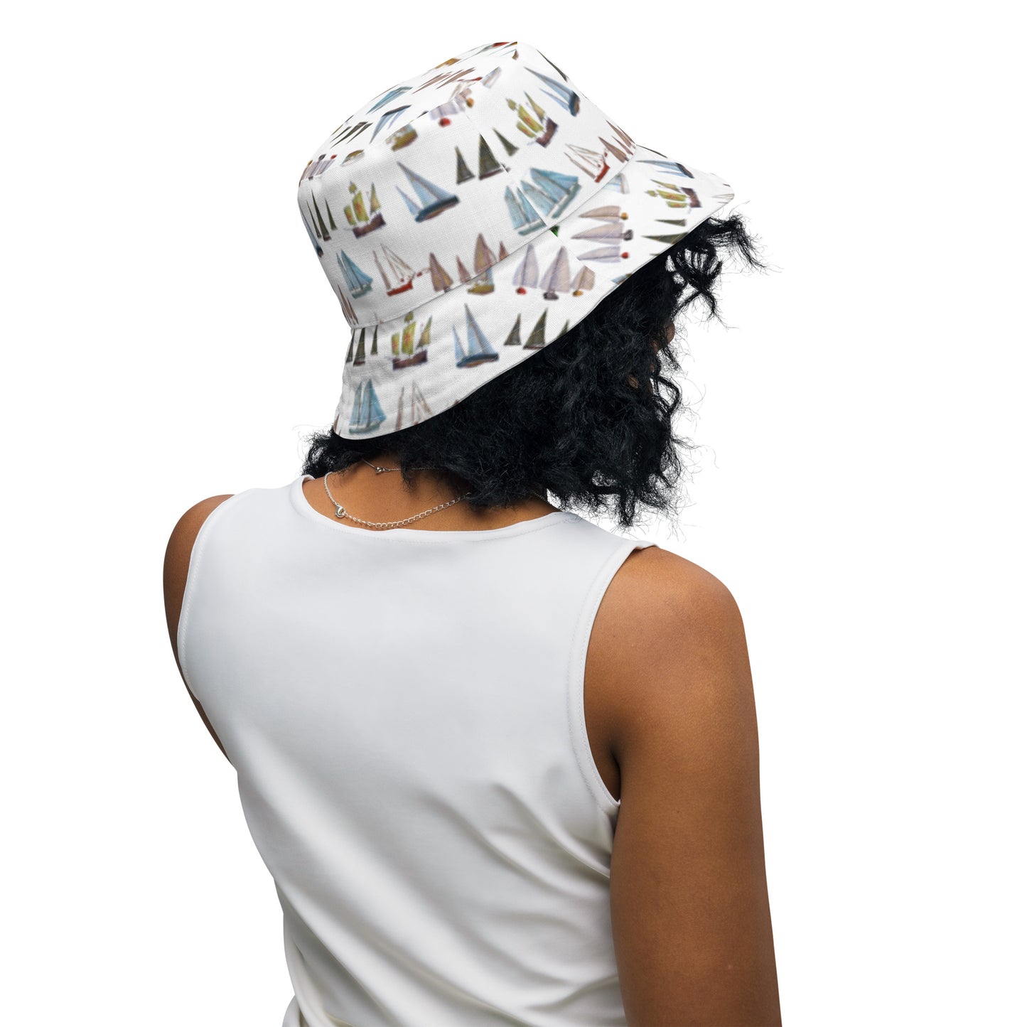 Gorro de pescador reversible