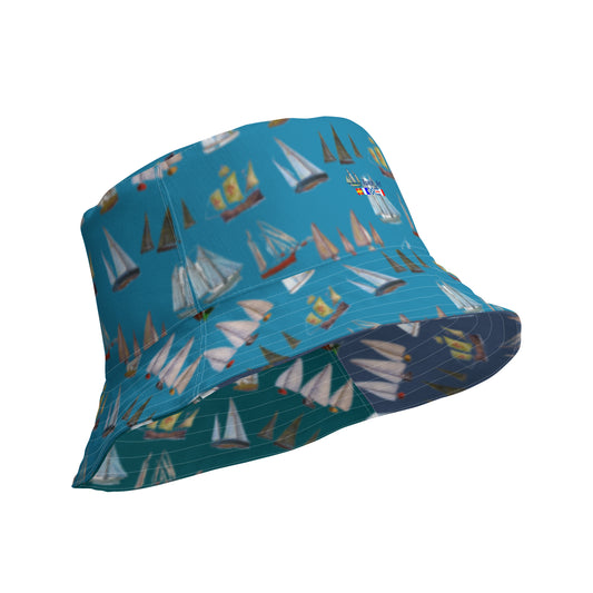 Gorro de pescador reversible