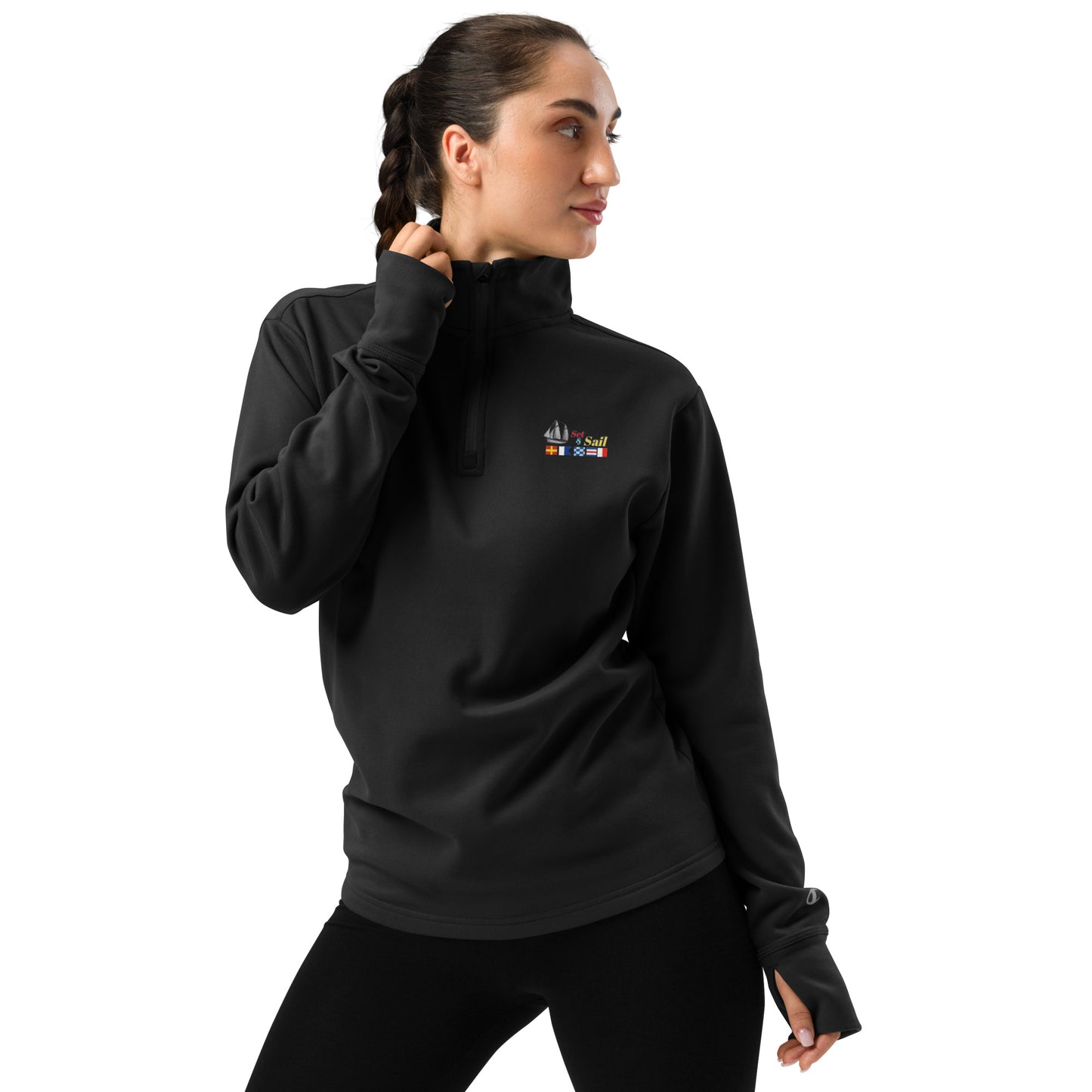 3/4 zip sweatshirt