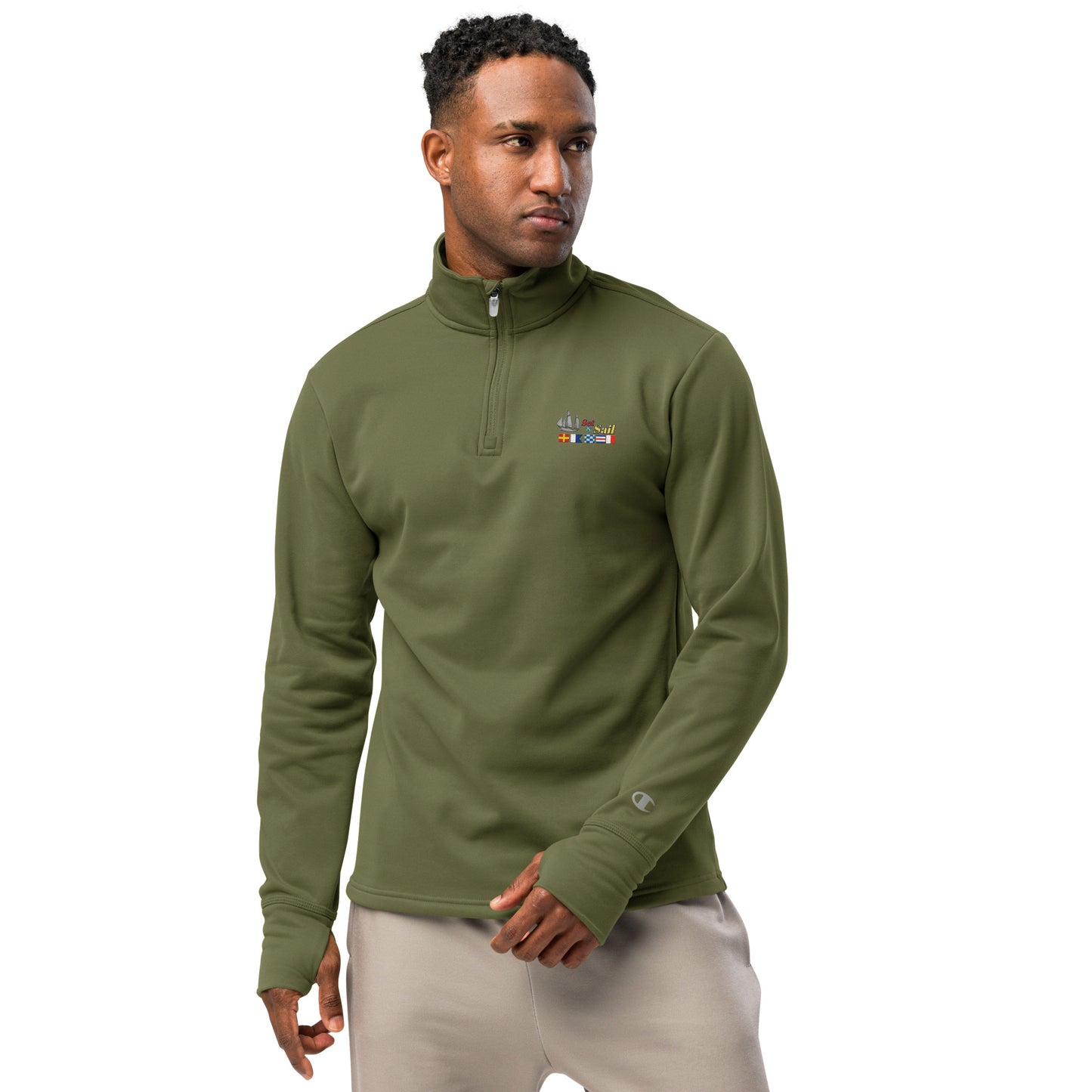 3/4 zip sweatshirt