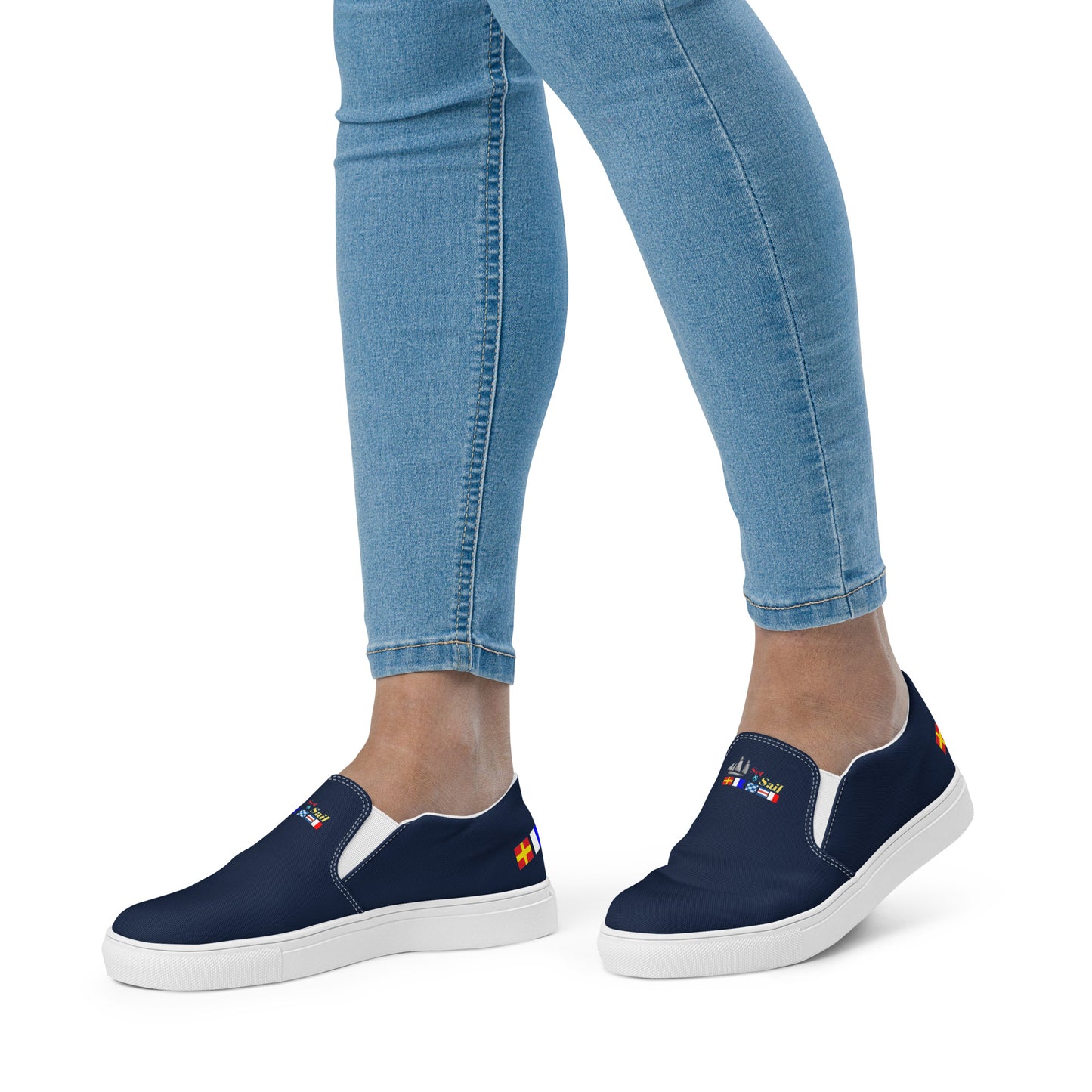 Women's slip-on canvas sneakers