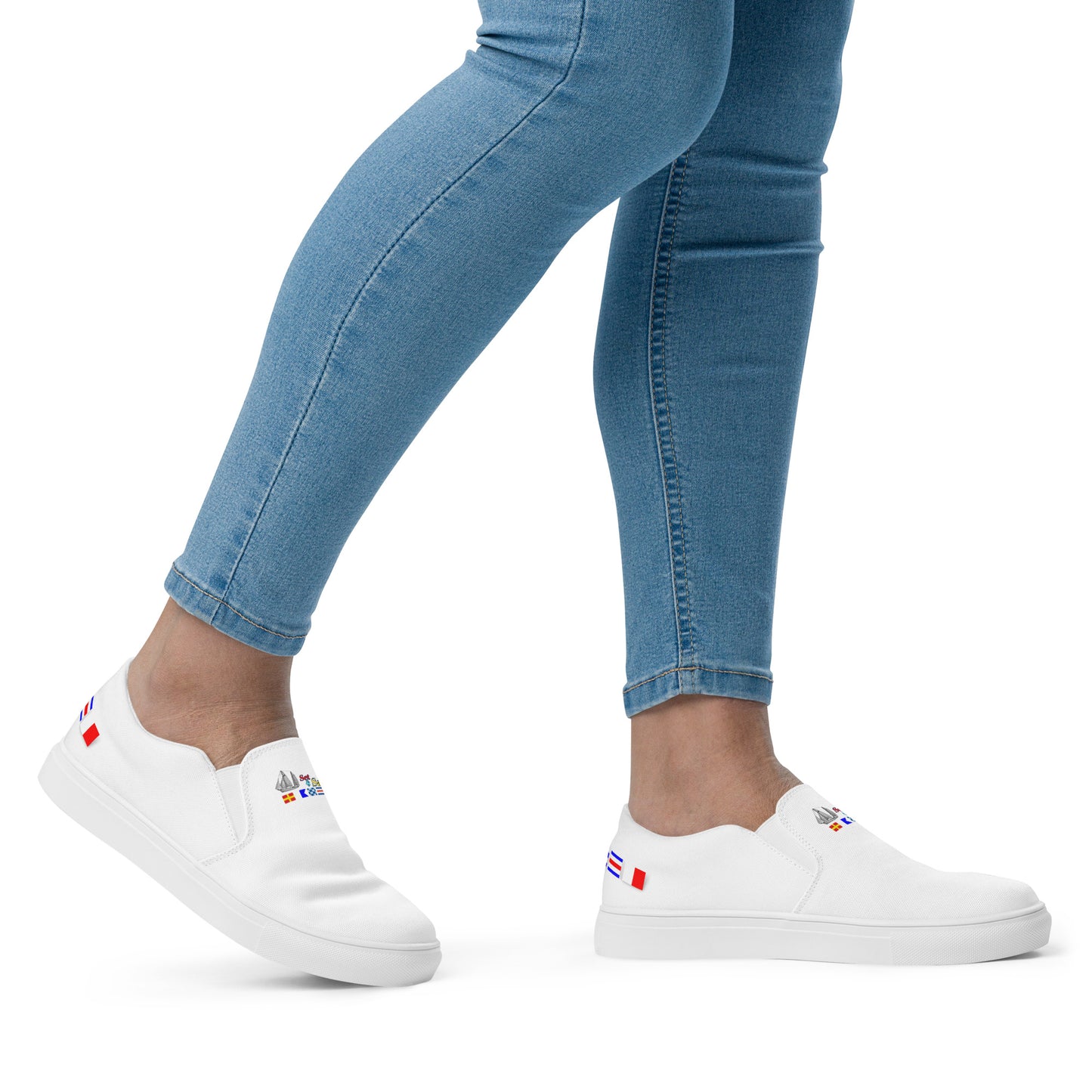 Women's slip-on canvas sneakers