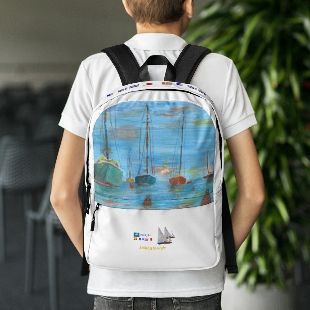 Printful Waterproof Nautical Backpack