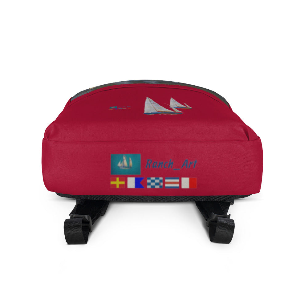 Printful Waterproof Nautical Backpack