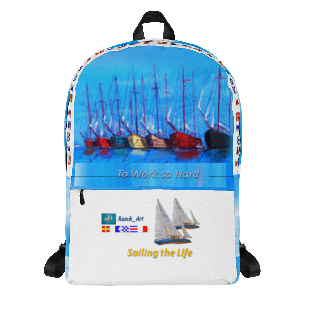 Printful Waterproof Nautical Backpack