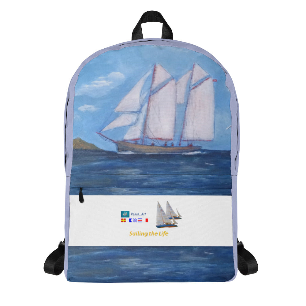 Printful Waterproof Nautical Backpack