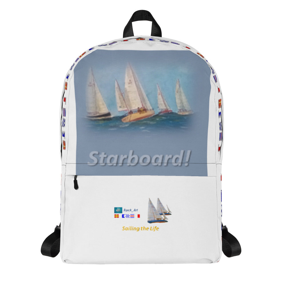 Printful Waterproof Nautical Backpack