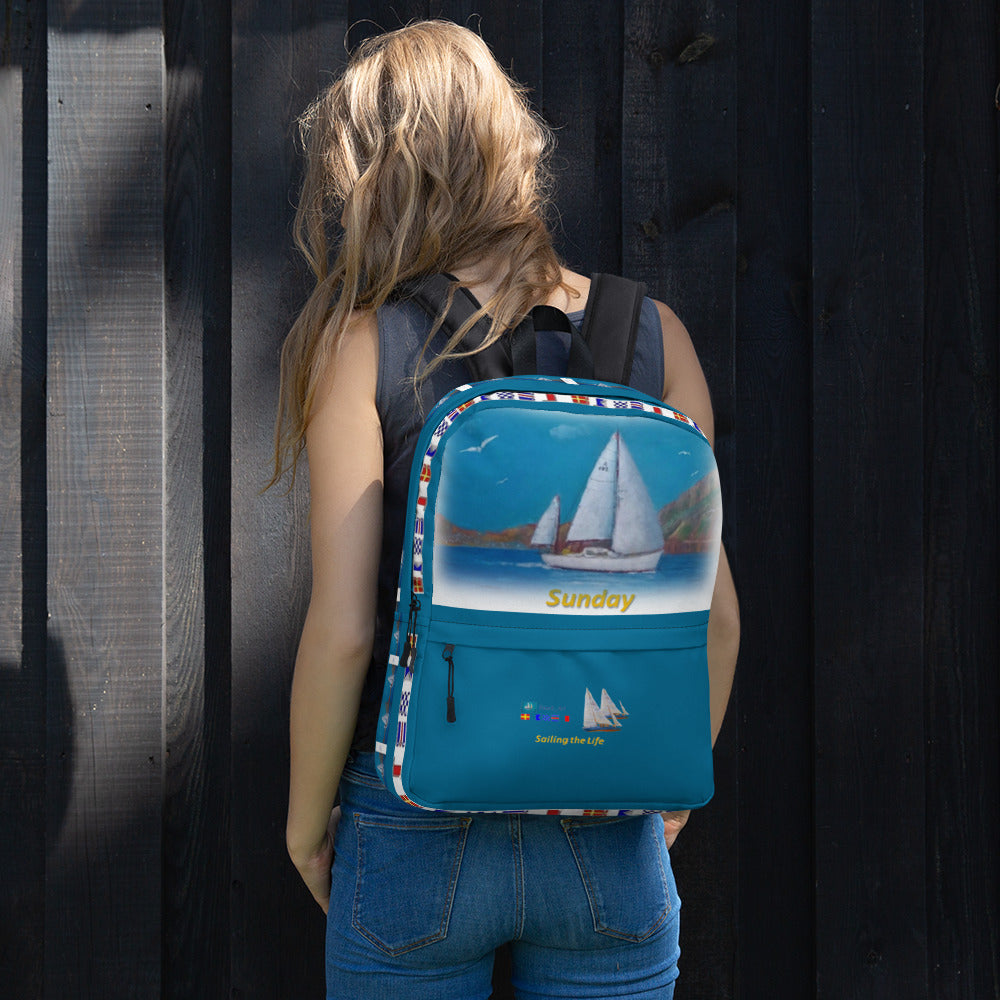 Printful Waterproof Nautical Backpack