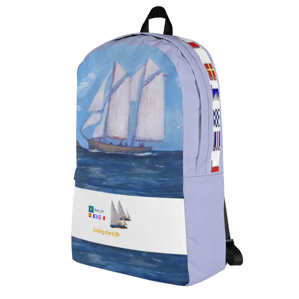 Printful Waterproof Nautical Backpack