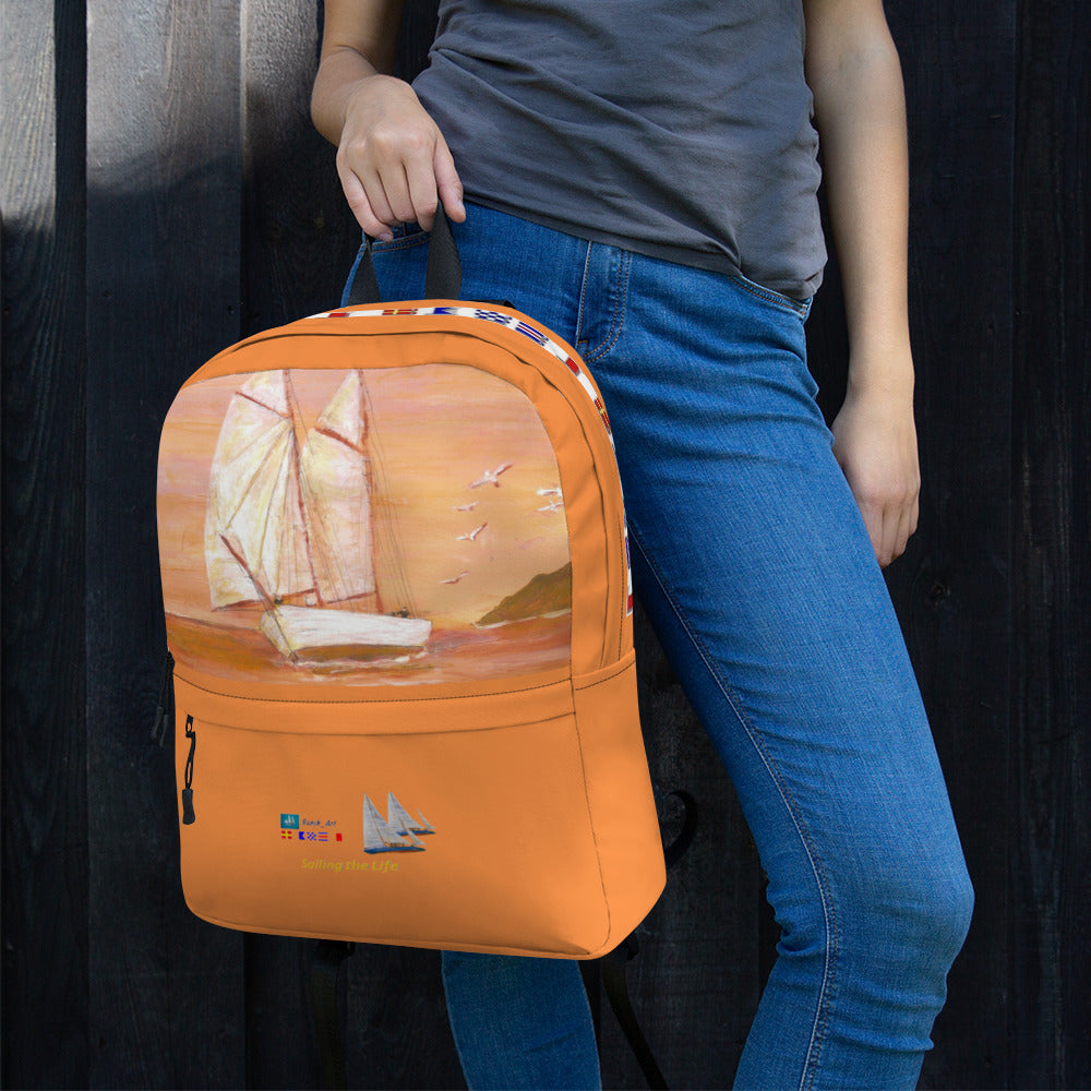 Printful Waterproof Nautical Backpack