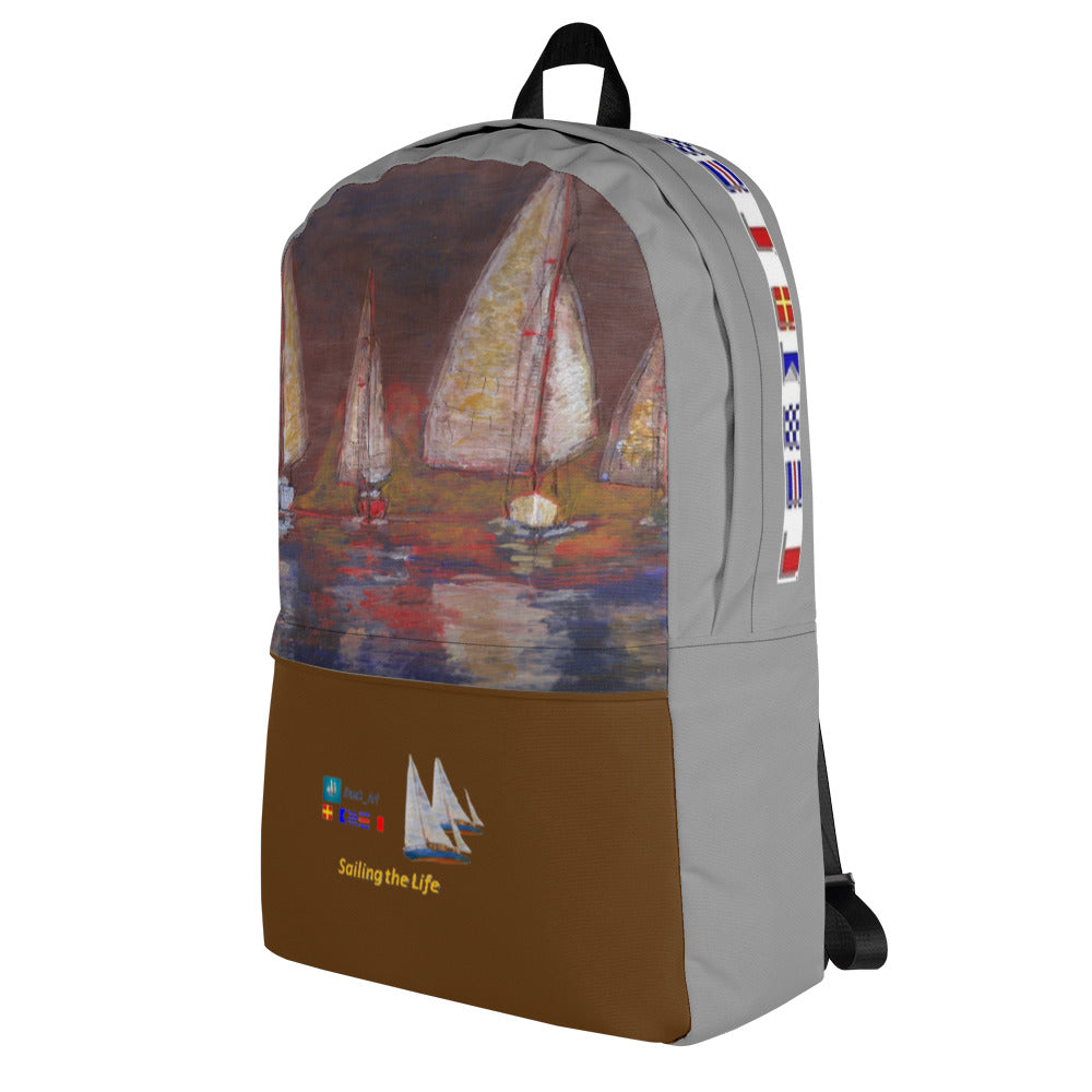 Printful Waterproof Nautical Backpack