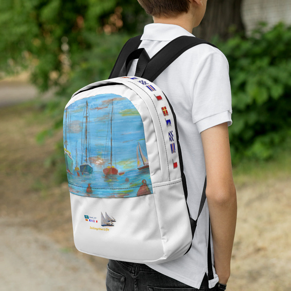 Printful Waterproof Nautical Backpack