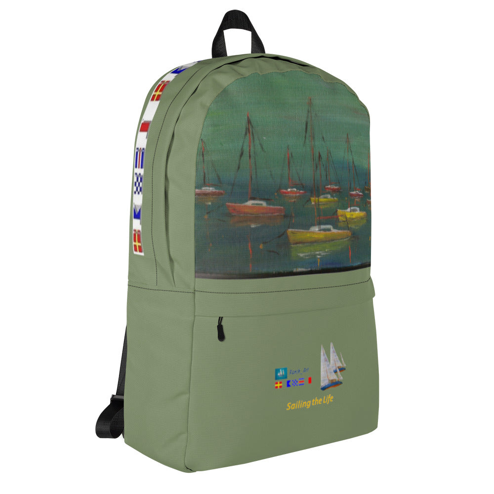 Printful Waterproof Nautical Backpack