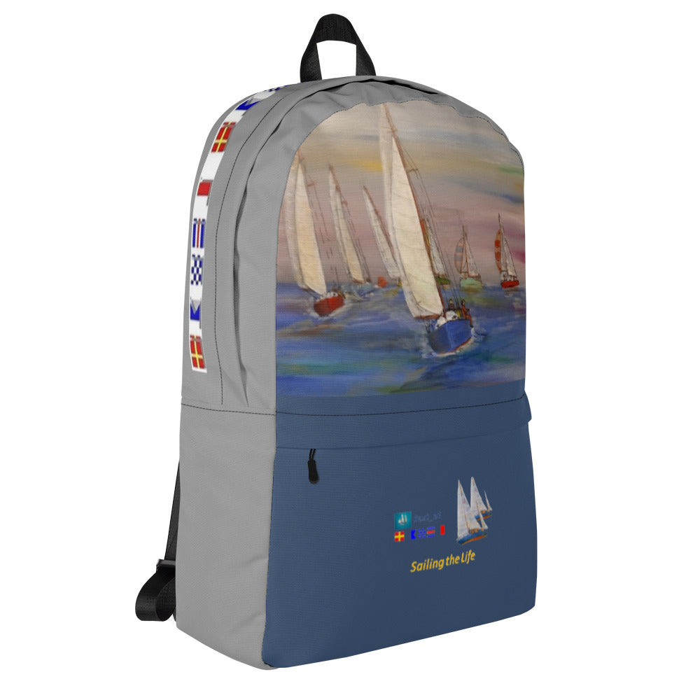 Printful Waterproof Nautical Backpack