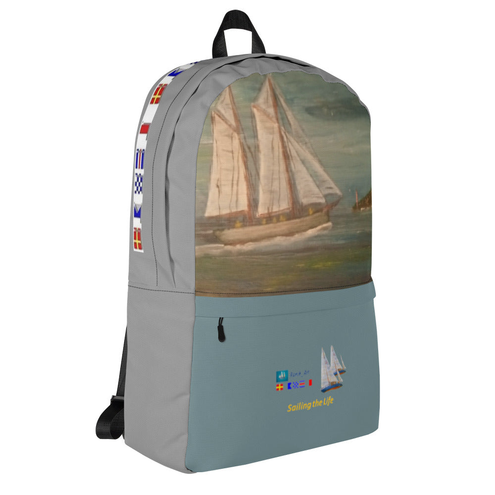 Printful Waterproof Nautical Backpack