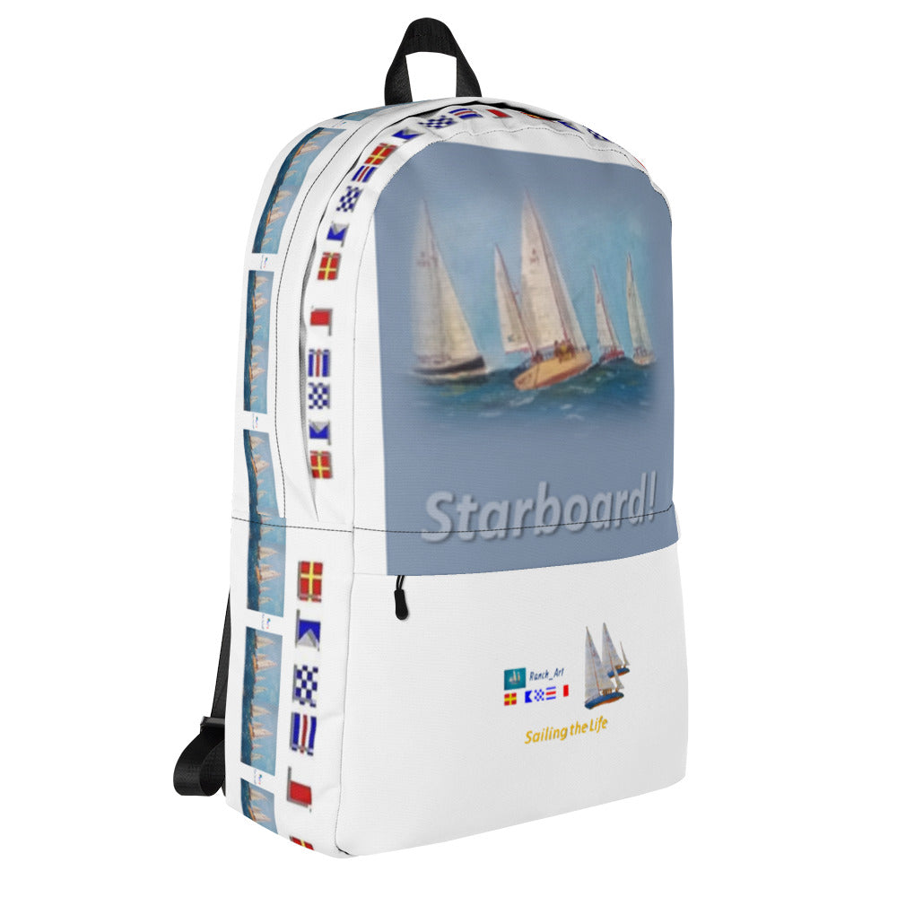 Printful Waterproof Nautical Backpack