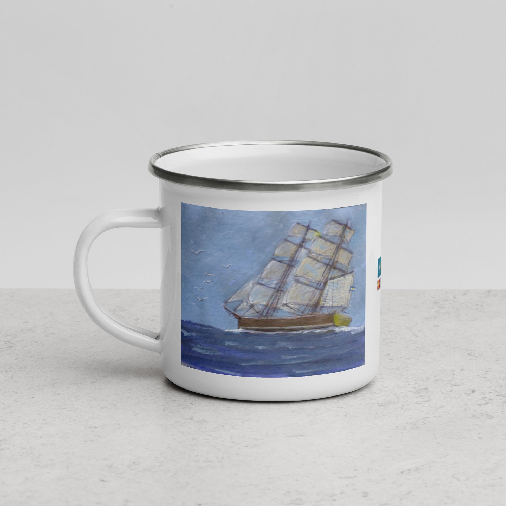 Sail01: Taza esmaltada(164) - Ranch