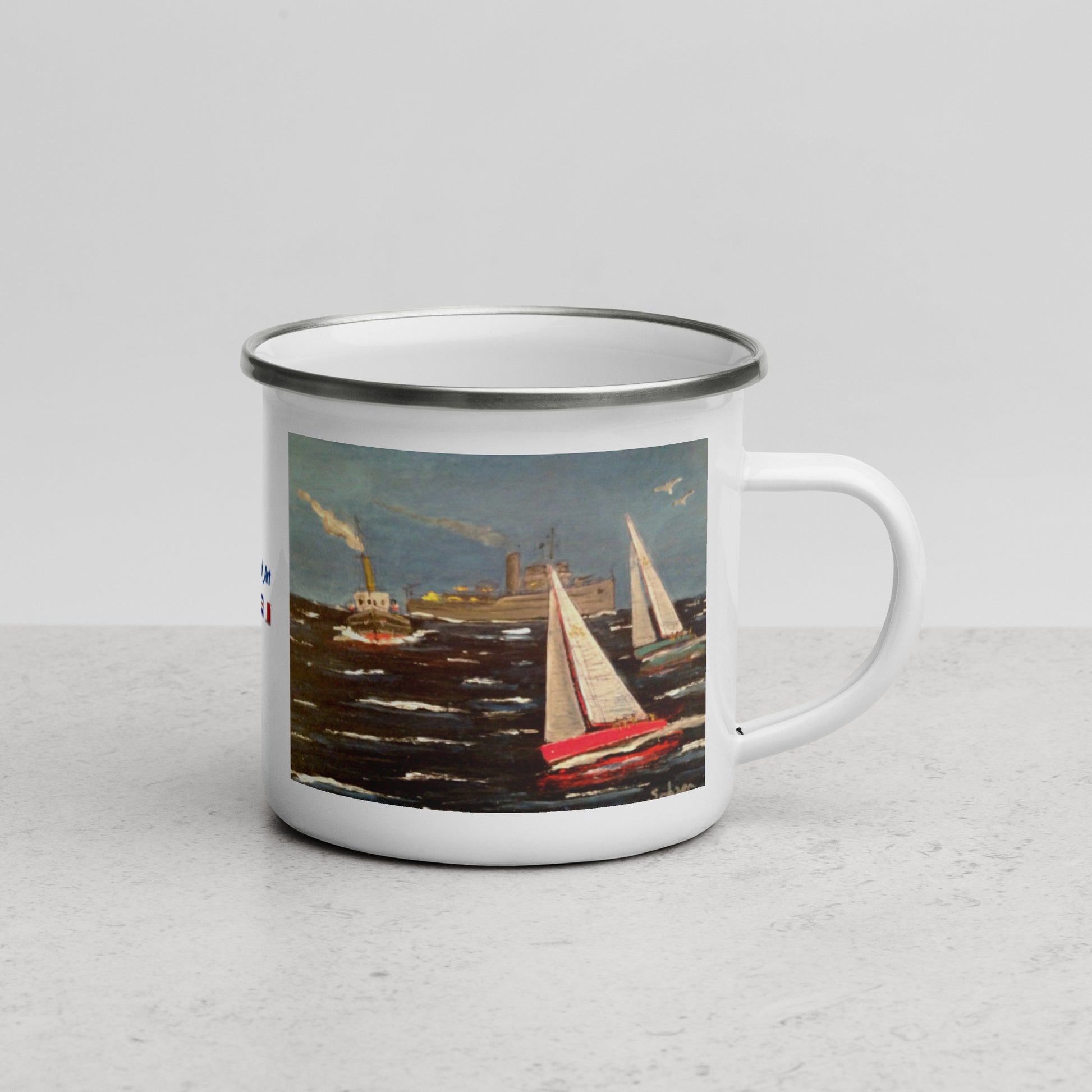 Sail01: Taza esmaltada(125) - Ranch