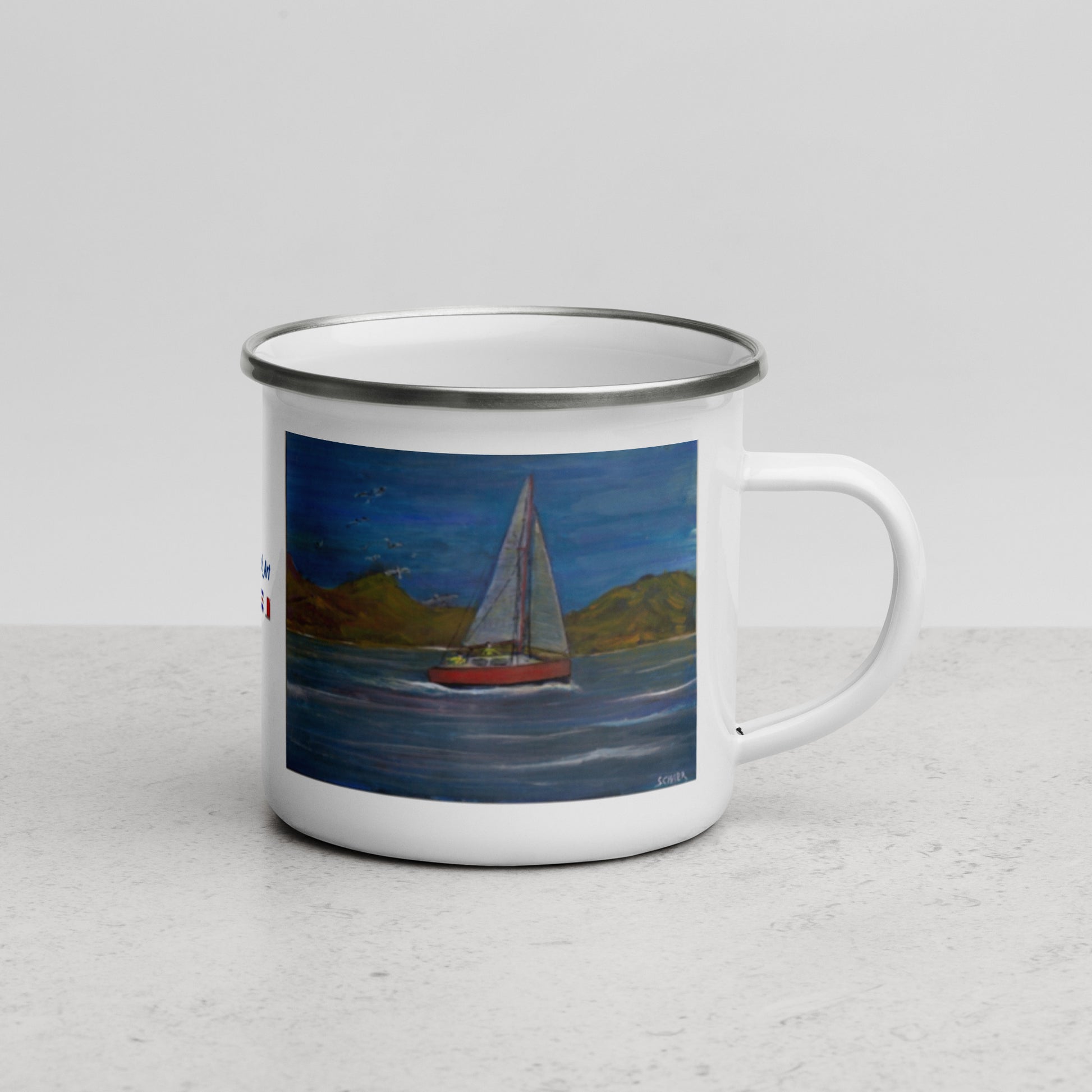 Sail01: Taza esmaltada(162) - Ranch